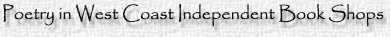 West Coast Independent Book Shops