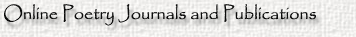 Online Poetry Journals