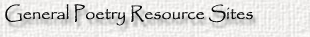 Poetry Resources